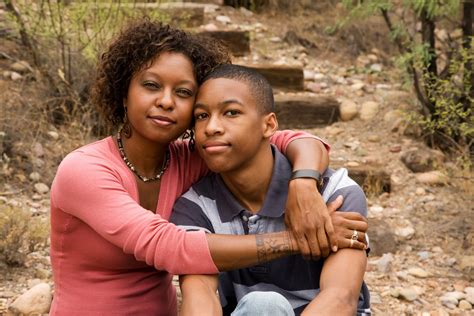 mom and son ebony